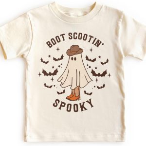 Boot Scootin Spooky Halloween Kids Shirt 1