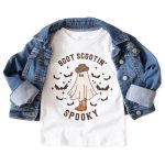 Boot Scootin Spooky Halloween Kids Shirt2