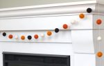 Halloween Felt Ball Garland6