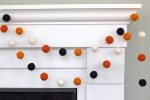 Halloween Felt Ball Garland7