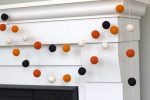 Halloween Felt Ball Garland8