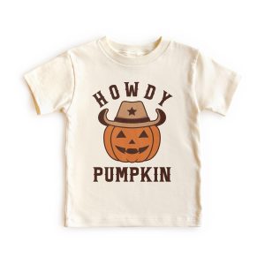 Howdy Pumpkin Halloween Kids Shirt