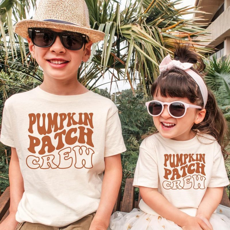 Pumpkin Patch Crew Kids Shirt 2
