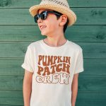 Pumpkin Patch Crew Kids Shirt 5