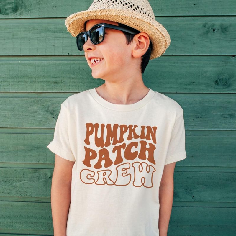 Pumpkin Patch Crew Kids Shirt 5