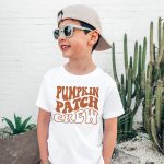 Pumpkin Patch Crew Kids Shirt 7