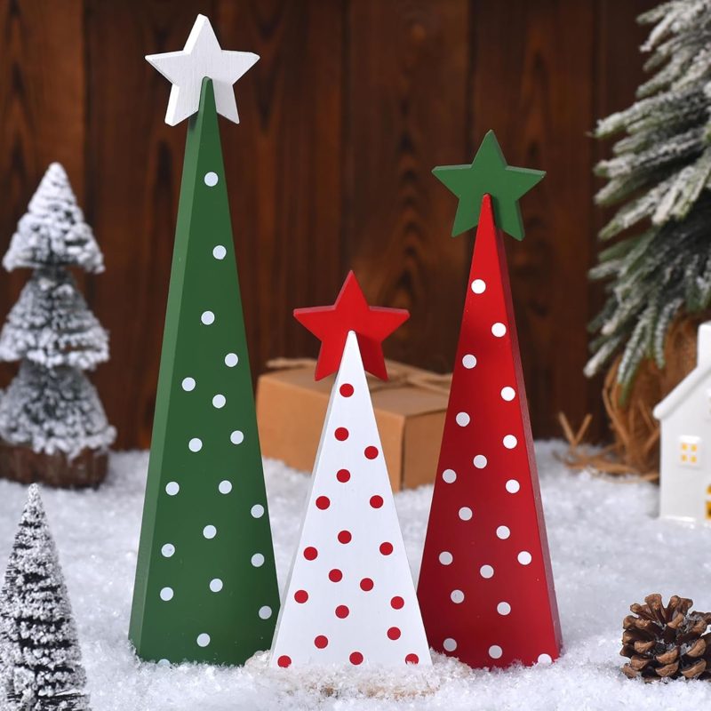 3 Pcs Wooden Christmas Trees_01