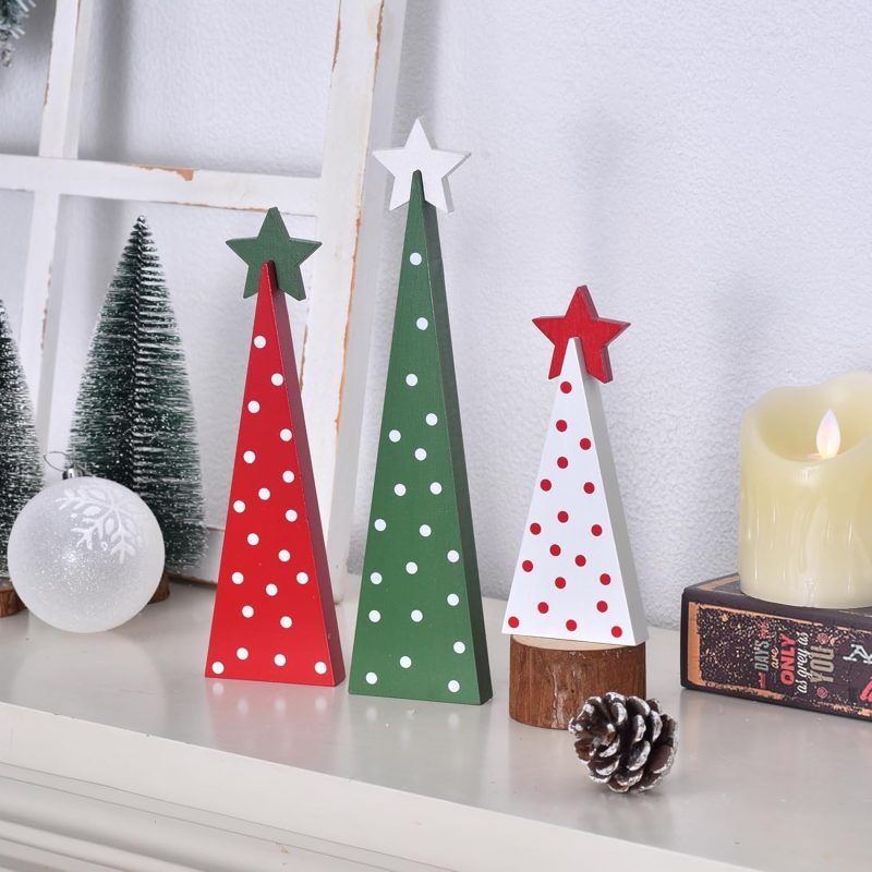 3 Pcs Wooden Christmas Trees_02