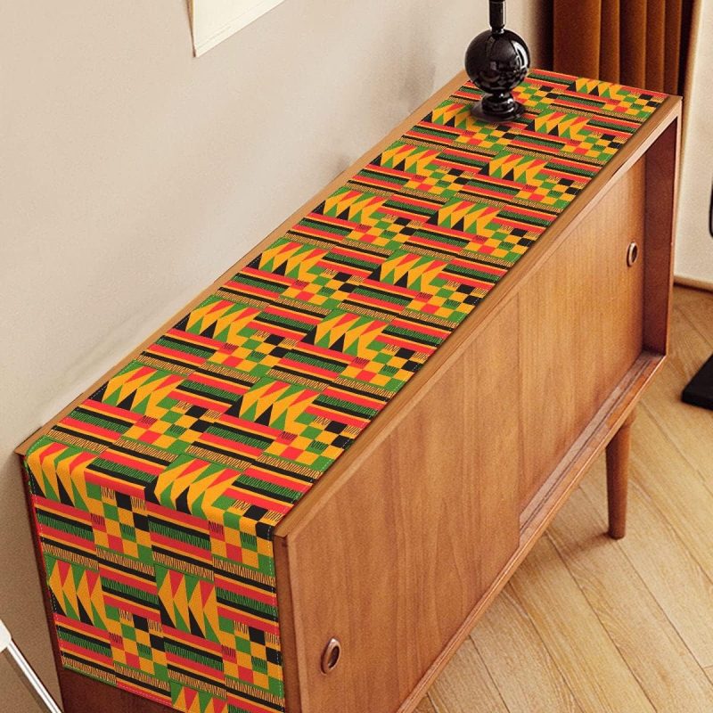 Nepnuser African Print Table Runner 4