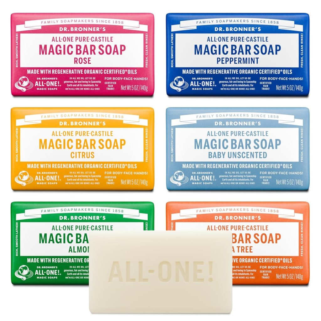 Dr. Bronner’s – Pure-Castile Bar Soap