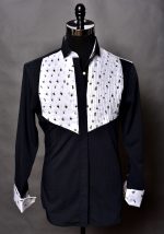 Bumblebee printed tuxedo shirt